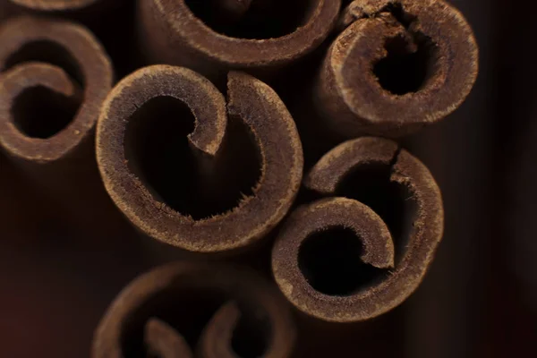 Makro fotoğraf uçları tarçın sopa