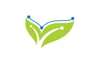 Yeşil Teknoloji logosu konsept tasarlıyor, yaprak teknolojisi logosu tasarımı, Doğa Teknolojisi logosu. Yaratıcı Yaprak Teknolojisi Logo Tasarım Şablonu. Yaprak Elektronik Devre Simgesi, Bitki Teknolojisi Logo Şablonu, Simge, Sembol