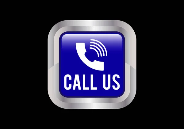 Call Button Contact Icon Design Call Banner — Διανυσματικό Αρχείο