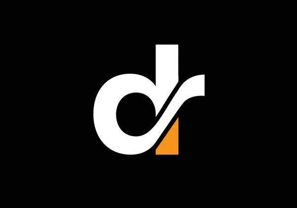 Diseño Inicial Del Logotipo Letra Ilustración Creativa Del Logotipo Del — Vector de stock