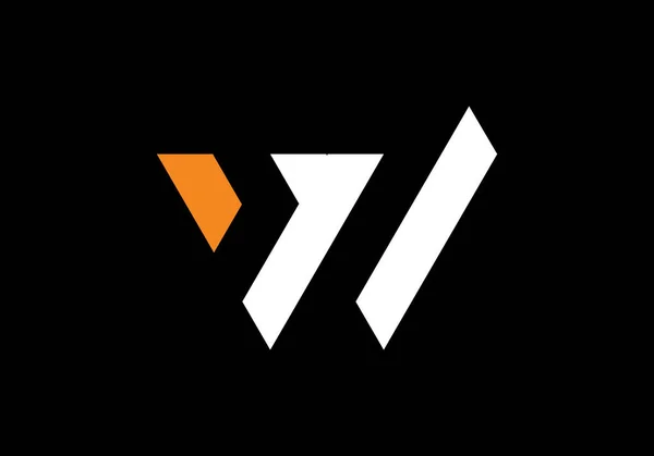 Minimalista Betű Logó Tervezés Creative Modern Letters Vector Icon Logo — Stock Vector