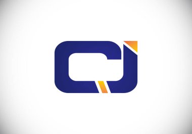 C I İlk harf logosu tasarımı, Yaratıcı Modern Harfler Vektör Simgesi Simgesi İllüstrasyonu.
