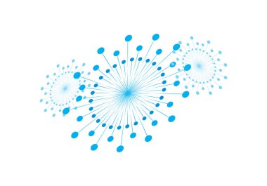 Karahindiba logosu. marka tasarımı için çiçek vektör çizimleri