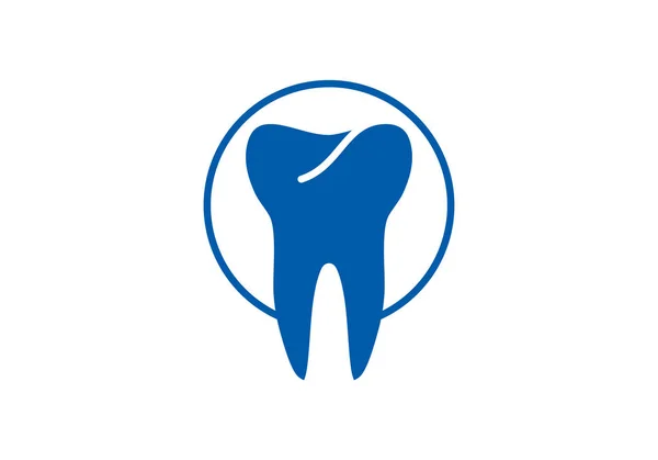 Логотип Зуба Логотип Зуба Логотип Стоматологической Помощи — стоковый вектор