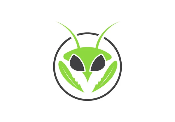 Logo Tueur Insectes Conception Logo Insectes — Image vectorielle