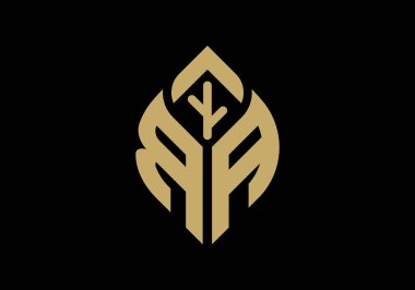 Yaprak işareti, bahçıvanlık ya da tarım logosu içerisindeki ilk harf R ve A.