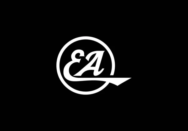 Desain Logo Huruf Modern Minimalist Letters Vector Icon Logo Illustration - Stok Vektor
