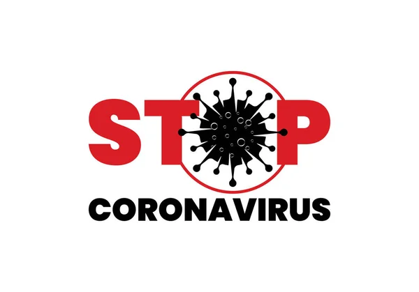 Coronavirus Covid Symbol Fight Coronovirus Stop Virus Sign Coronovirus Infection — Stock Vector