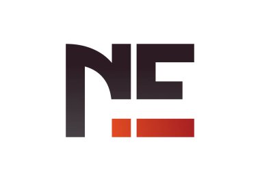 N E, Ne Initial Letter Logo tasarım vektör şablonu, Şirket İş Kimliği için Grafik Alfabe Sembolü