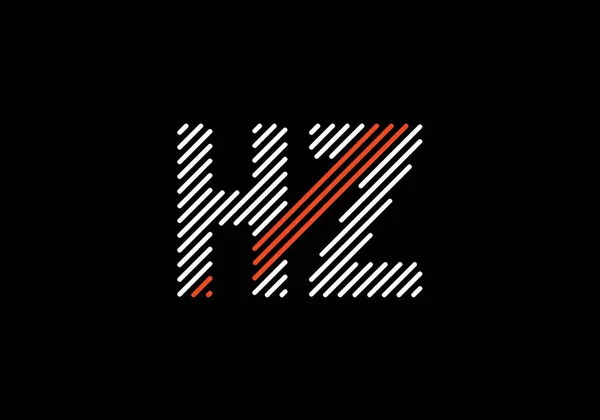 Lijnkunst Eerste Letter Logo Ontwerp Vector Template Grafisch Alfabet Symbool — Stockvector