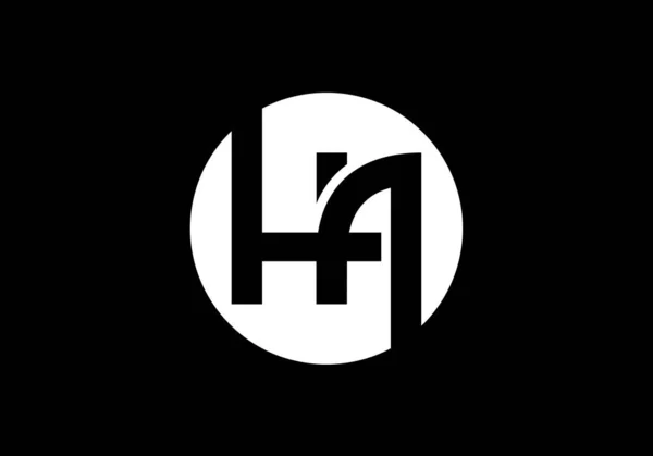 Начальный Дизайн Логотипа Шаблон Вектора Буквы Графический Алфавит Символа Корпоративной — стоковый вектор