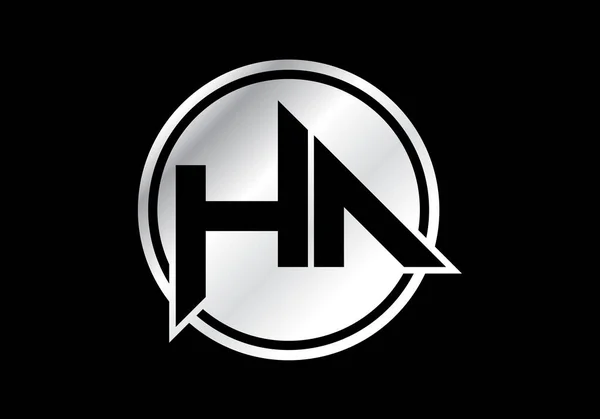 Harf Logo Tasarım Vektör Şablonu Şirket Kimliği Grafik Alfabesi Sembolü — Stok Vektör