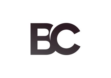 B C, BC İlk Harf Logosu tasarım vektör şablonu, Şirket İş Kimliği Grafik Alfabesi Sembolü