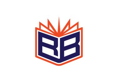 R B, RB İlk Harf Logo tasarım vektör şablonu, Şirket İş Kimliği Grafik Alfabesi Sembolü