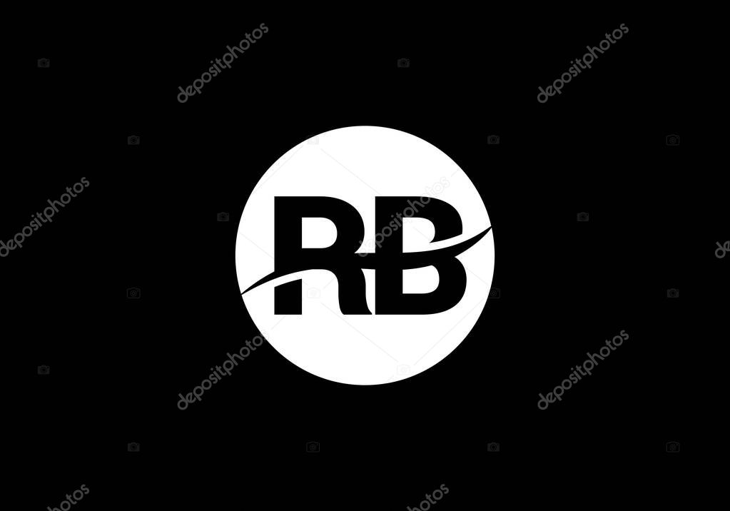 R B, RB Initial Letter Logo design vector template, Graphic Alphabet Symbol for Corporate Business Identity