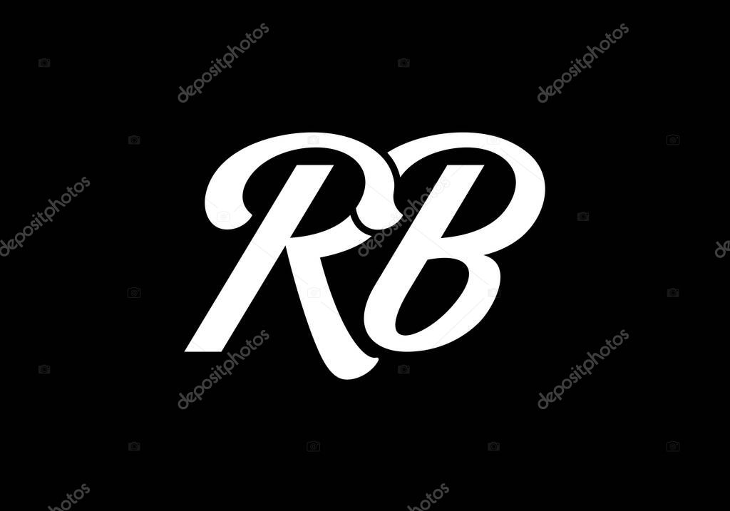 R B, RB Initial Letter Logo design vector template, Graphic Alphabet Symbol for Corporate Business Identity
