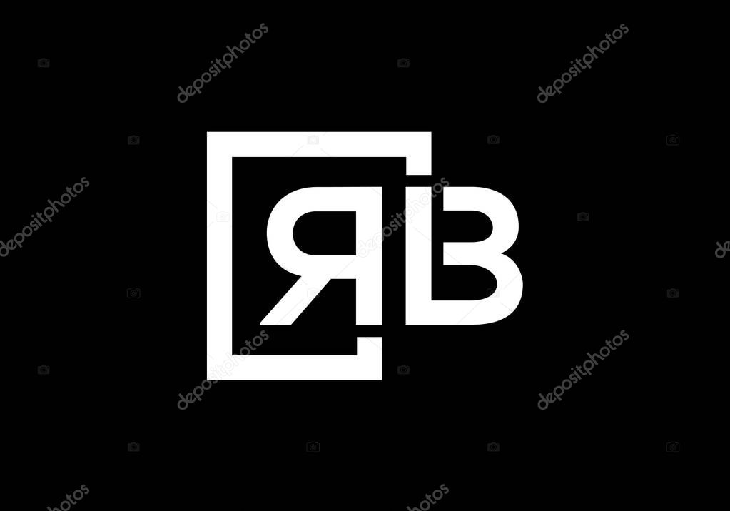 R B, RB Initial Letter Logo design vector template, Graphic Alphabet Symbol for Corporate Business Identity