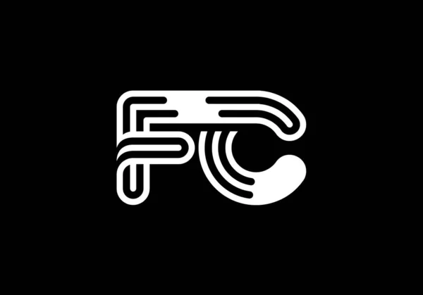 Eerste Letter Logo Ontwerp Vector Template Grafisch Alfabet Symbool Voor — Stockvector
