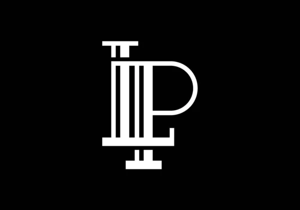 Plantilla Vector Diseño Logotipo Letra Inicial Símbolo Gráfico Del Alfabeto — Archivo Imágenes Vectoriales