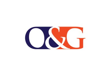 O G Başlangıç Harfi Logo tasarım vektör şablonu, Şirket İş Kimliği için Grafik Alfabe Sembolü