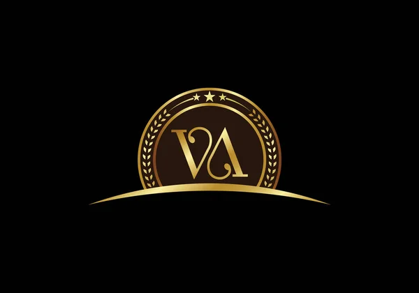 Uma Letra Inicial Modelo Vetor Projeto Logotipo Símbolo Gráfico Alfabeto —  Vetores de Stock