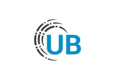 U B İlk Harf Logo tasarım vektör şablonu, Şirket İş Kimliği için Grafik Alfabe Sembolü