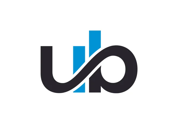 U B İlk Harf Logo tasarım vektör şablonu, Şirket İş Kimliği için Grafik Alfabe Sembolü