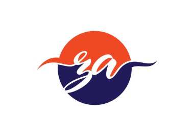 Z A İlk Harf Logosu tasarım vektör şablonu, Şirket İş Kimliği Grafik Alfabesi Sembolü