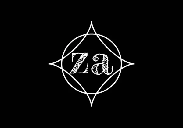 Z公司业务身份的初始字母标志设计向量模板 图形字母符号 — 图库矢量图片
