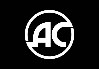 Bir C Başlangıç Harfi Logo tasarım vektör şablonu, Şirket İş Kimliği için Grafik Alfabe Sembolü