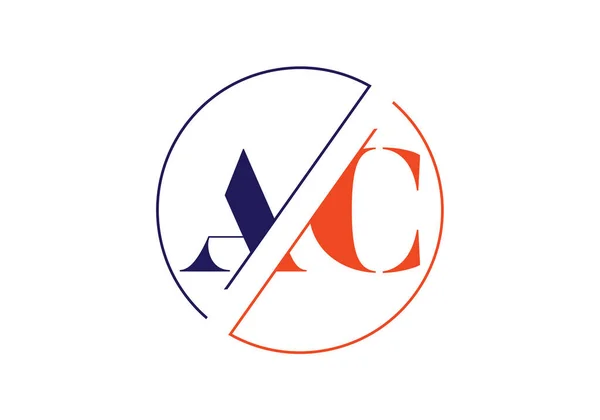Wstępny Wzór Wektora Projektu Logo Listu Symbol Alfabetu Graficznego Dla — Wektor stockowy