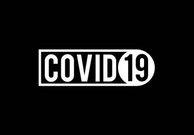 Coronavirus (COVID-19). Coronavirus 'a karşı verilen mücadelenin sembolü. Virüsü durdur işareti. Coronavirus enfeksiyonu düz vektör çizimi
