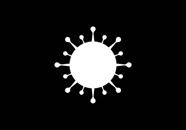 Coronavirus Covid Symbol Des Kampfes Gegen Das Coronavirus Stopp Schild — Stockvektor