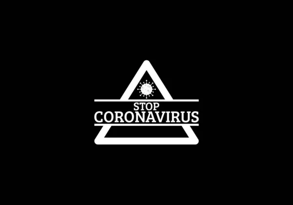 Coronavirus Covid Symbol Fight Coronavirus Stop Virus Sign Coronavirus Infection — Stock Vector