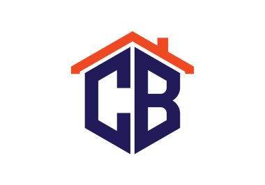 C B İlk Harf Logo tasarım vektör şablonu, Şirket İş Kimliği için Grafik Alfabe Sembolü