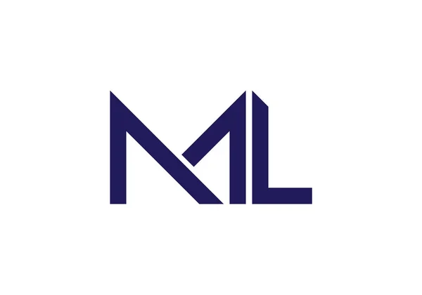 Initial Monogram Letter Logo Design Vector Template Letter Logo Design — Stock Vector