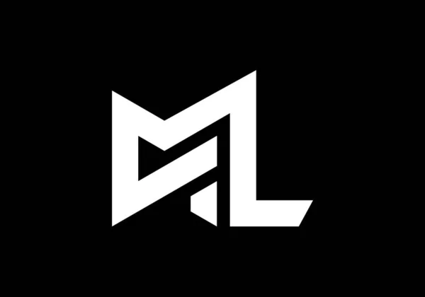 Lettera Iniziale Del Monogramma Logo Design Vector Template Lettera Logo — Vettoriale Stock
