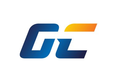 İlk Monogram Harf O C Logo Tasarım Vektör Şablonu. OC Harf Logosu Tasarımı