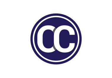 İlk Monogram Harf O C Logo Tasarım Vektör Şablonu. OC Harf Logosu Tasarımı