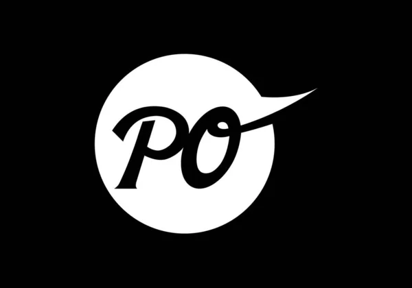 Αρχικό Μονόγραμμα Γράμμα Λογότυπο Σχεδιασμός Διάνυσμα Πρότυπο Letter Σχεδιασμός Λογότυπου — Διανυσματικό Αρχείο