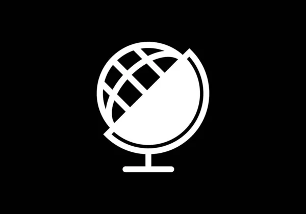 Plantilla Globe Logo Para Comunicación Diseño Ilustración Negocios — Archivo Imágenes Vectoriales