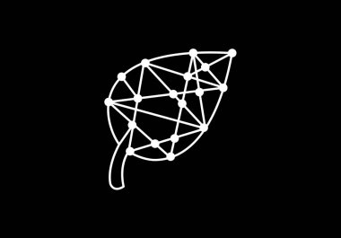 Creative Leaf Technology Logo Şablonu, Green Technology logo tasarımı konsepti