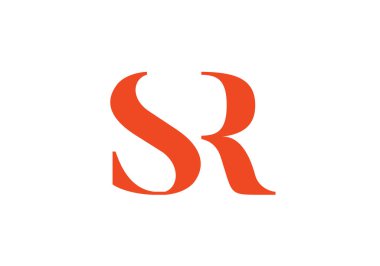 İlk Monogram Harf Logosu Tasarım Vektör Şablonu. Şirket İş Kimliği için Grafik Alfabesi Sembolü