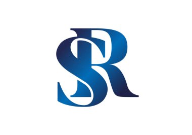 İlk Monogram Harf Logosu Tasarım Vektör Şablonu. Şirket İş Kimliği için Grafik Alfabesi Sembolü