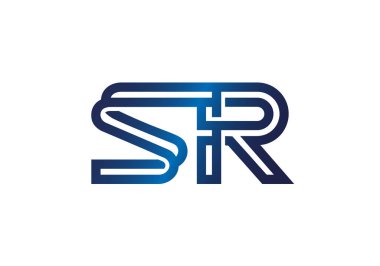 İlk Monogram Harf Logosu Tasarım Vektör Şablonu. Şirket İş Kimliği için Grafik Alfabesi Sembolü