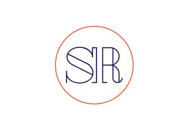 İlk Monogram Harf Logosu Tasarım Vektör Şablonu. Şirket İş Kimliği için Grafik Alfabesi Sembolü