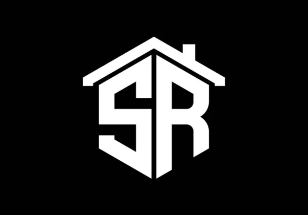 İlk Monogram Harf Logosu Tasarım Vektör Şablonu. Şirket İş Kimliği için Grafik Alfabesi Sembolü