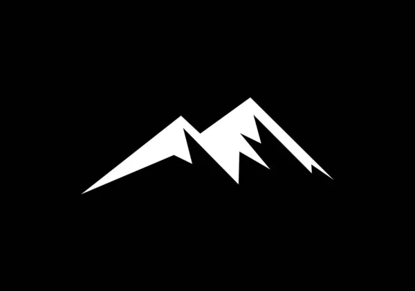 Modèle Conception Logo Montagne Symbole Signe Logo Montagne — Image vectorielle
