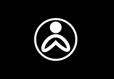 People Logo Şablonu, Sosyal medya ağı çalışanlarının logosunu bağla