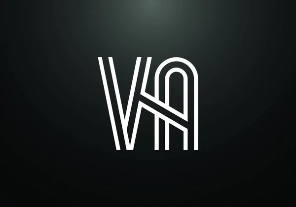 Kezdeti Monogram Levél Logo Design Vector Template Grafikus Ábécé Szimbólum — Stock Vector